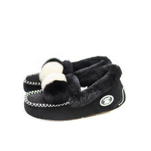 Load image into Gallery viewer, CIELE UGG TWO POMPOM MOCCASIN #BLACK