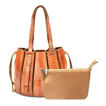 Load image into Gallery viewer, OSTRICH LEATHER BAG #CHESTNUT