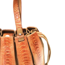 Load image into Gallery viewer, OSTRICH LEATHER BAG #CHESTNUT