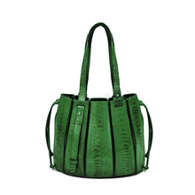 Load image into Gallery viewer, OSTRICH LEATHER BAG #GREEN