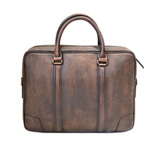 Load image into Gallery viewer, COEW LEATHER BRIEFCASE #CHOCOLATE
