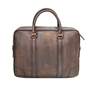 COEW LEATHER BRIEFCASE #CHOCOLATE
