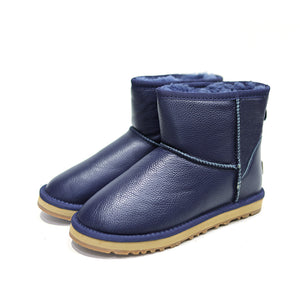 UGG CIELE WATERPROOF DOUBLE CLASSIC LEATHER MINI BOOTS (MORE COLOURS AVAILABLE)