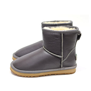 UGG CIELE WATERPROOF DOUBLE CLASSIC LEATHER MINI BOOTS (MORE COLOURS AVAILABLE)